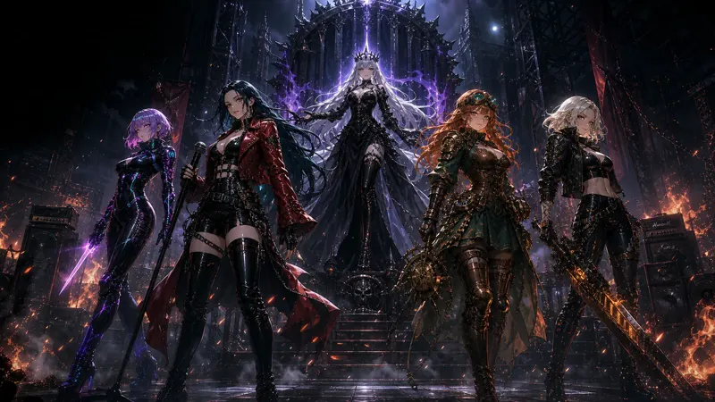 MetalQueensの5人のクイーン